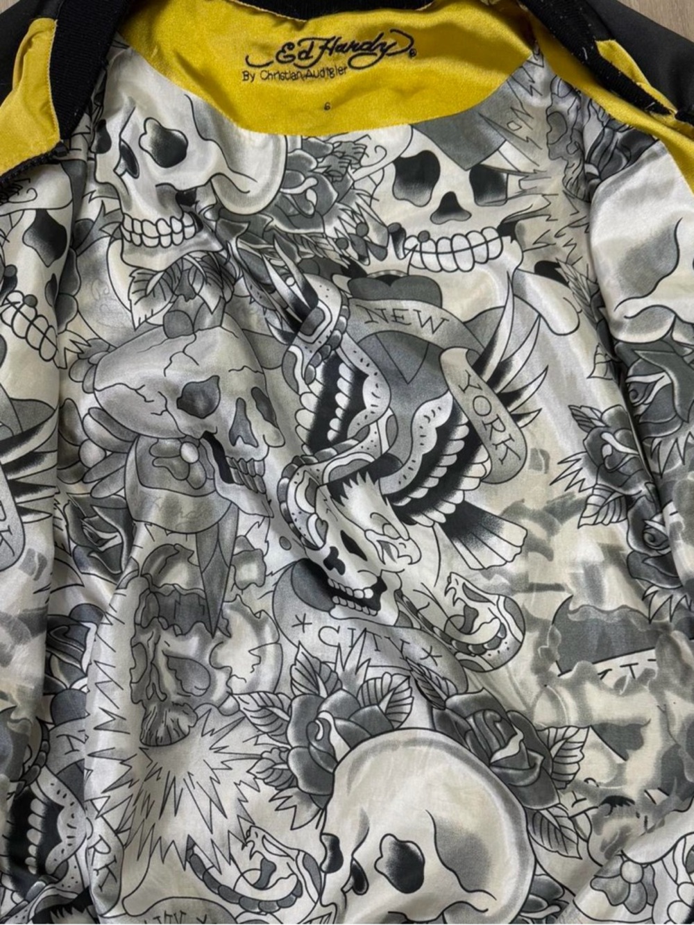 ˙⋆✮Y2K vintage grunge ED hardy jacket ˙⋆✮ - Picture 4 of 7